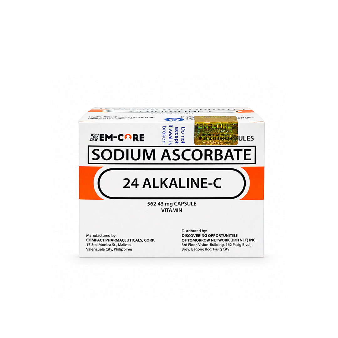 EM-CORE 24 Alkaline-C Sodium Ascorbate 100 Capsules