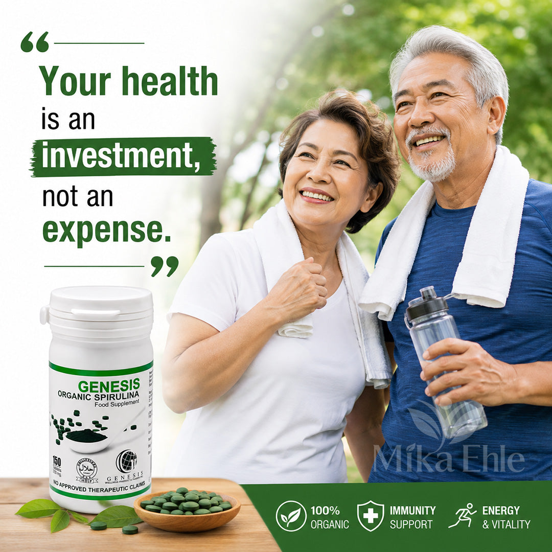 Genesis Organic Spirulina Food Supplement 150 Tablets