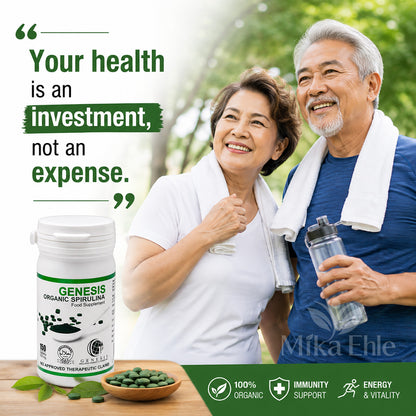 Genesis Organic Spirulina Food Supplement 150 Tablets