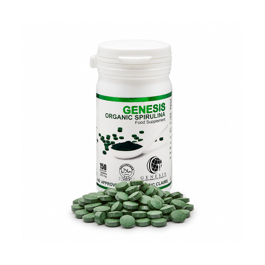 Genesis Organic Spirulina Food Supplement 150 Tablets