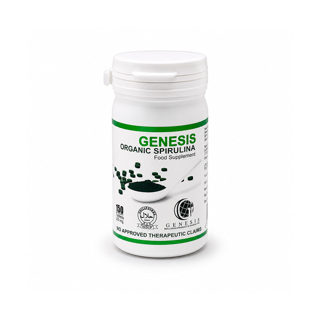Genesis Organic Spirulina Food Supplement 150 Tablets