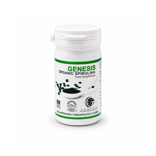Genesis Organic Spirulina Food Supplement 150 Tablets