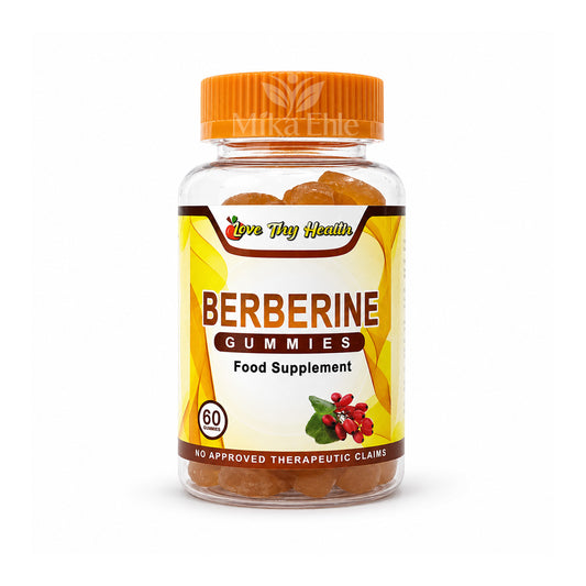 Love Thy Health Berberine Gummies Food Supplement | 60 Gummies