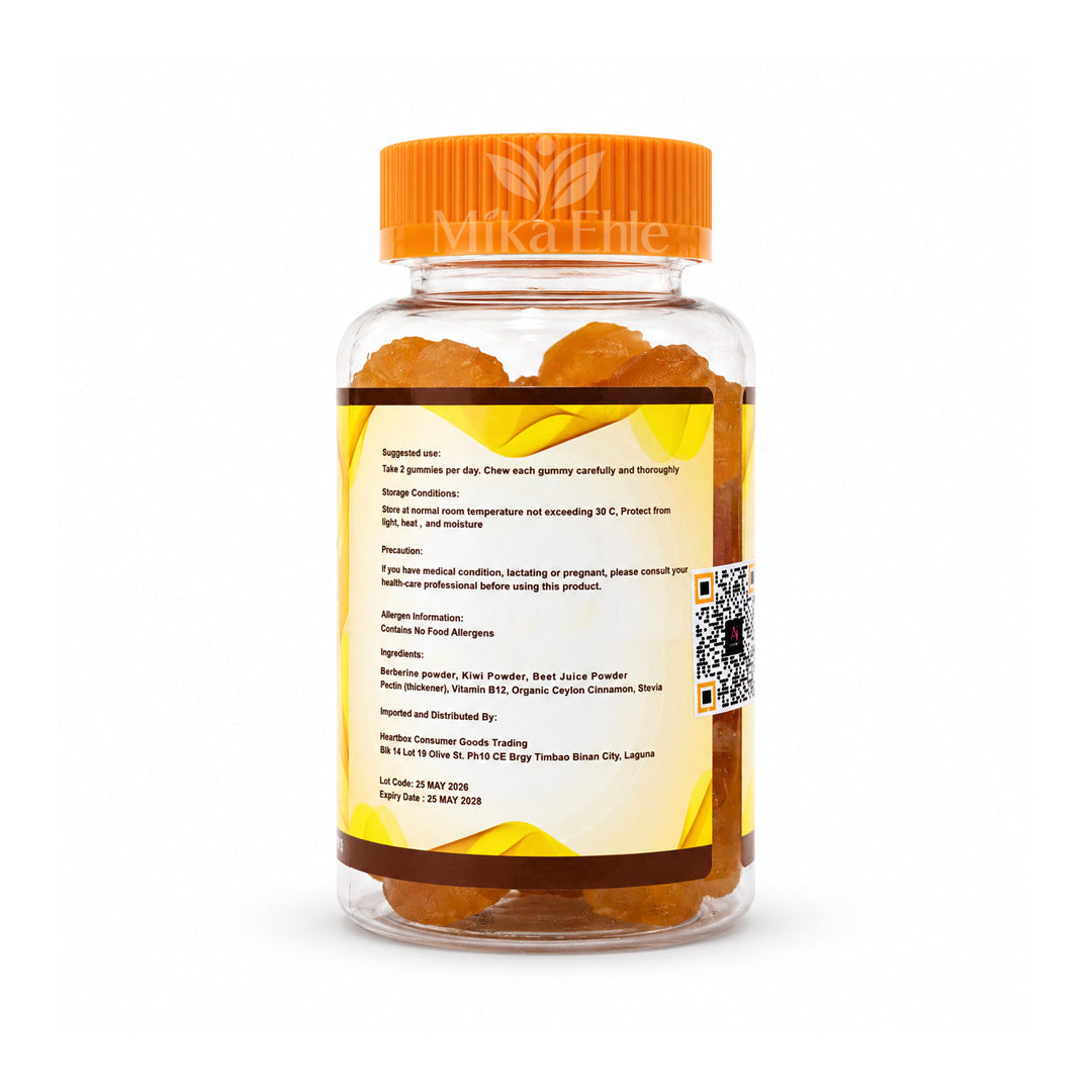 Love Thy Health Berberine Gummies Food Supplement | 60 Gummies