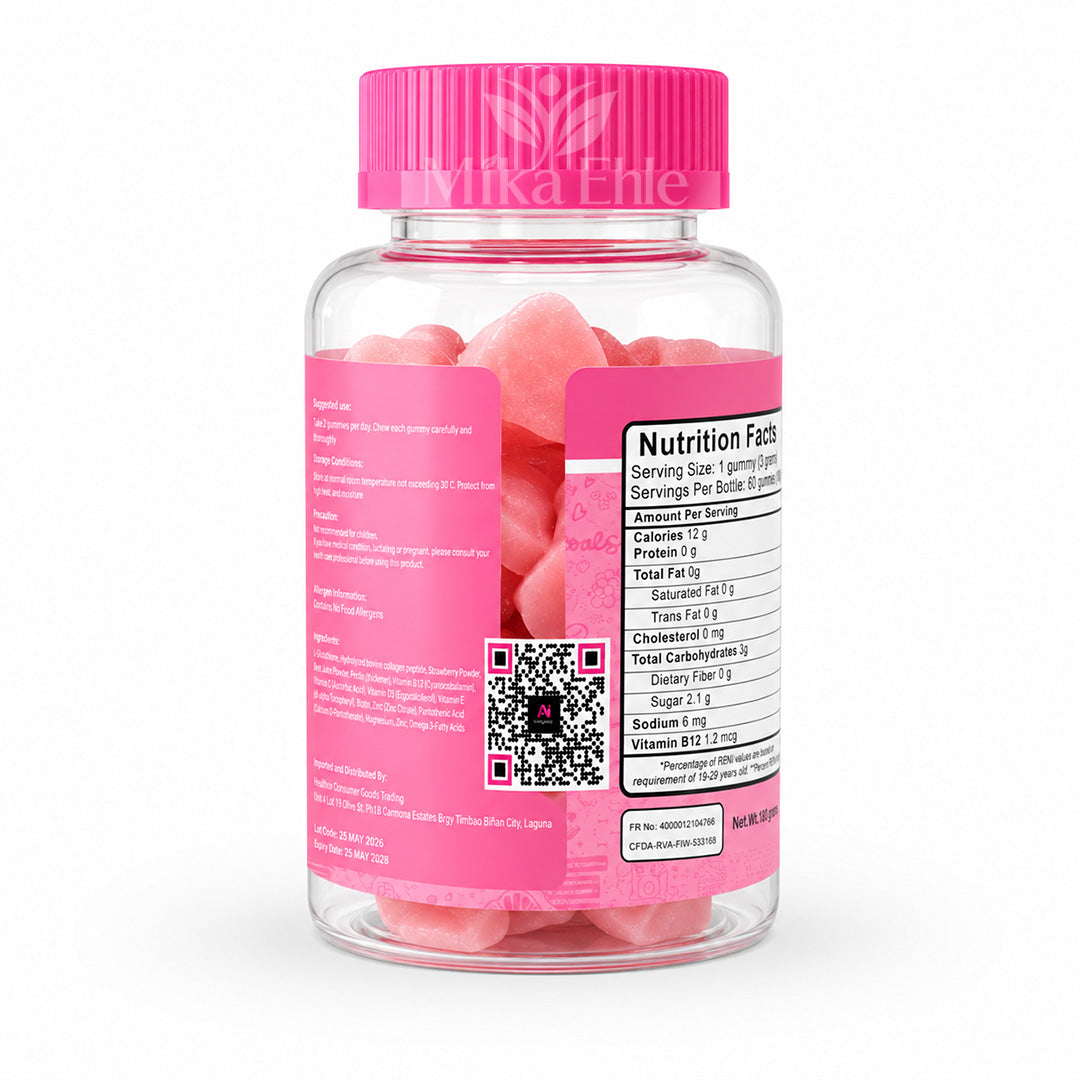 Love Thy Health Glutathione Collagen Gummies | 60 Gummies