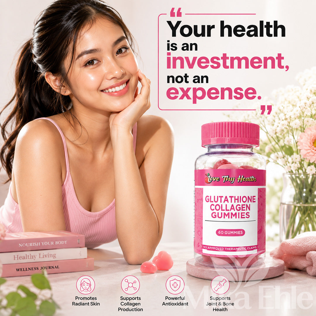 Love Thy Health Glutathione Collagen Gummies | 60 Gummies