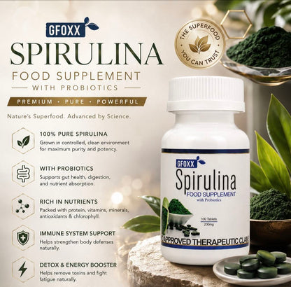 GFoxx Spirulina with Probiotics